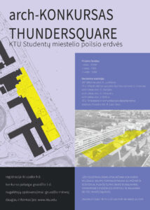 KTU „ThunderSquare“ architektūrinis konkursas