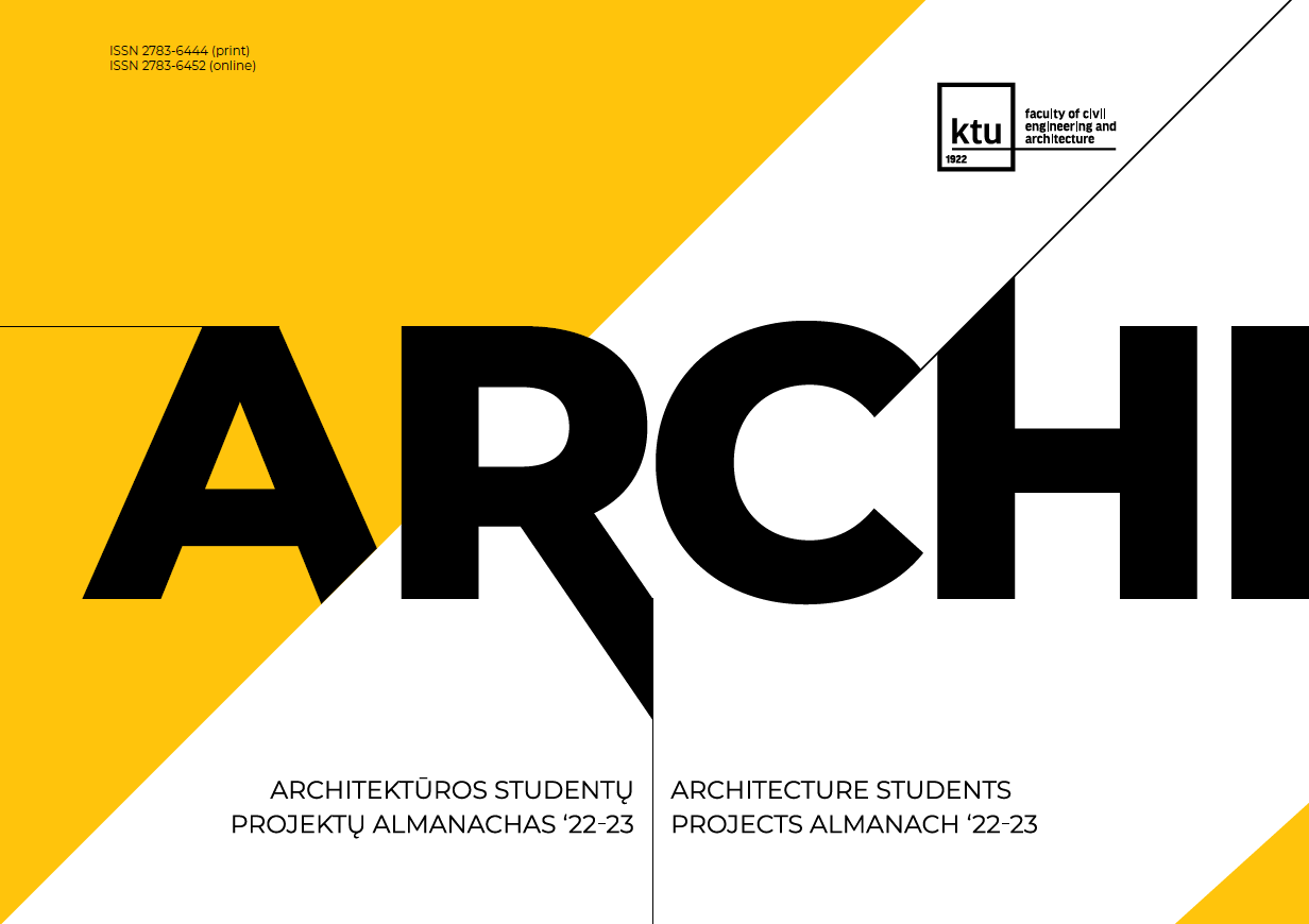 KTU Architektūros studentų projektų almanachas 2022-2023